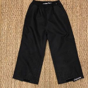 Oaki shell pant. Black. Size 6